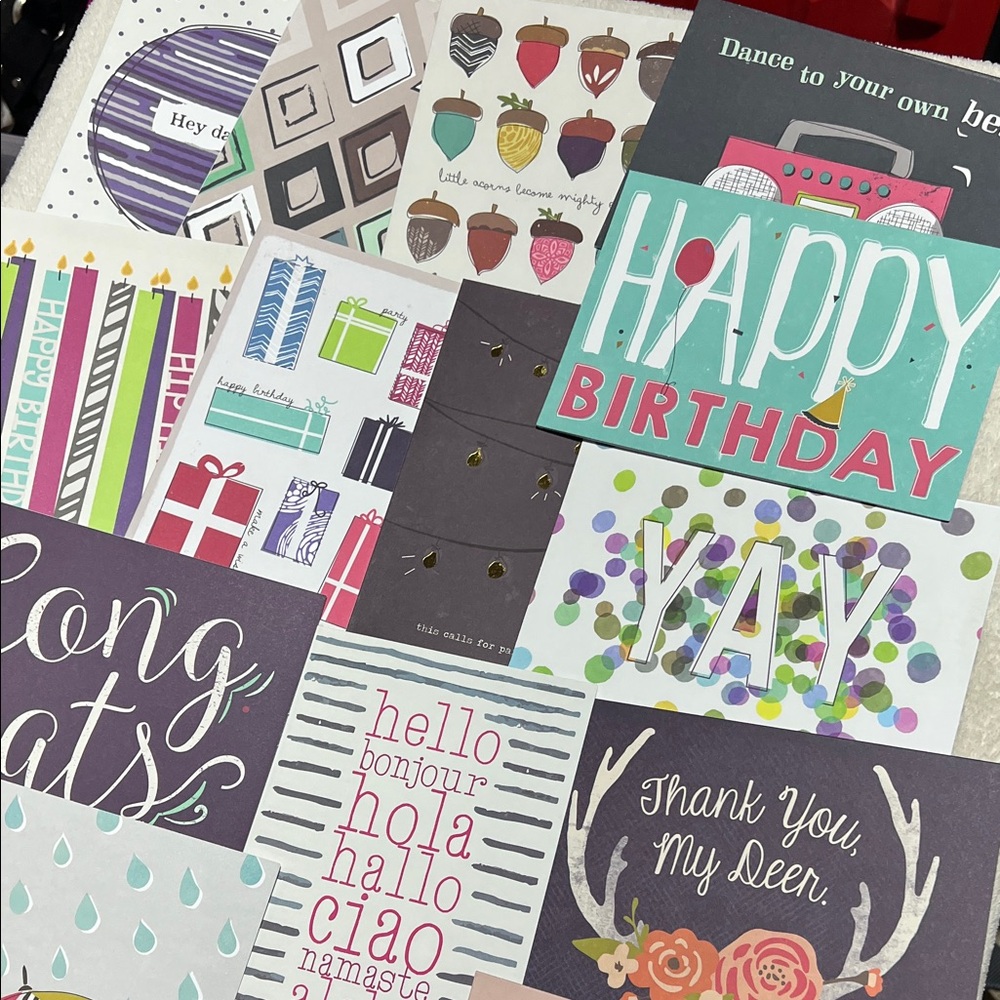Thirty-One Celebrate Colorful Greeting Card Set